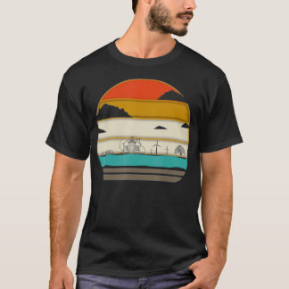 Vintage erneuerbare Energie T-Shirt