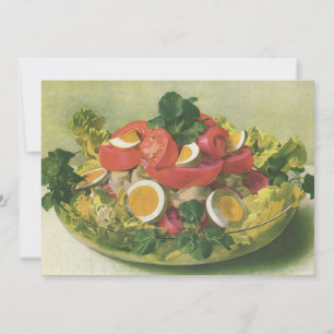 Vintage-Essen, Bio-Mischsalat Mesclun