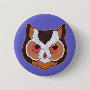 Vintage Eule Button