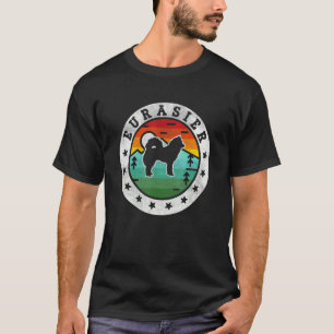 Vintage Eurasier Retro Hund Mama Papa T-Shirt