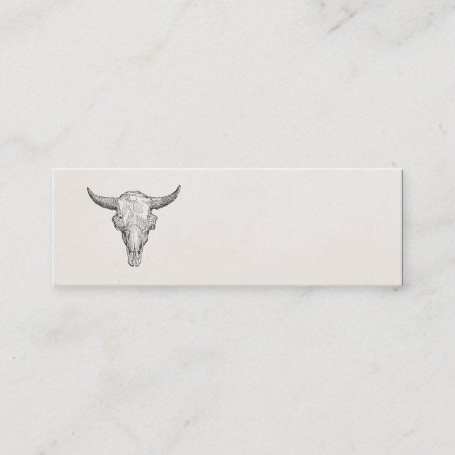 Vintage europäische mini visitenkarte (Vorderseite)