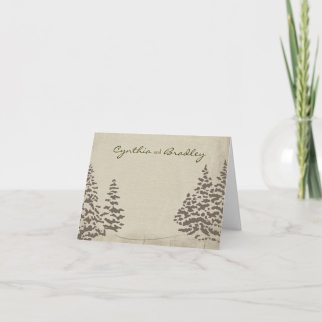 Vintage Evergreen-Note (Vorderseite)