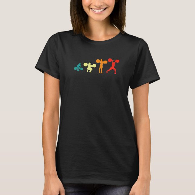 Vintage Evolution Bodybuilder T-Shirt (Vorderseite)