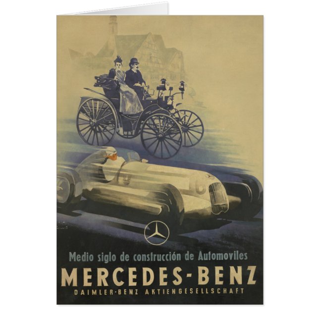 Vintage Evolution des klassischen Autos (Vorne)