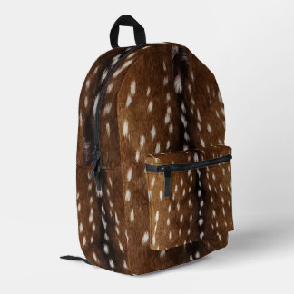 Vintage Exotische Achse Hirschverborgendruck Bedruckter Rucksack