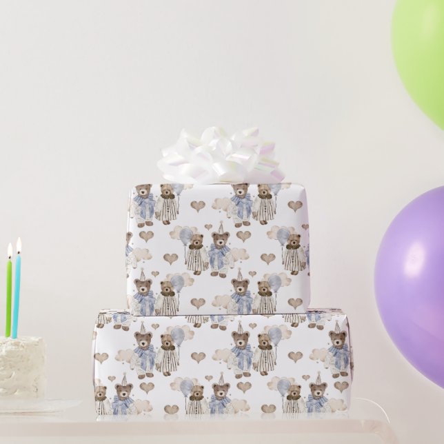 Vintage Extravagante Kleiderbühne Geburtstagsparty Geschenkpapier (Partygeschenke)