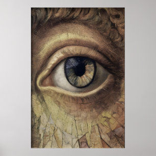 Vintage Eye Prints Set, Dark Academia Galerie Wand Poster