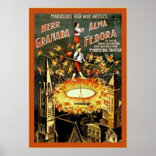 Vintage Fachleute ~ Werbeplakat Poster