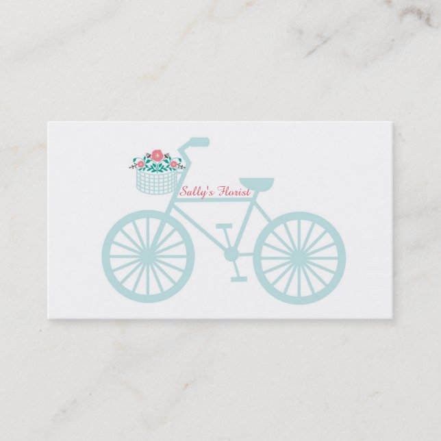 Vintage Fahrrad-Geschäfts-Karte Visitenkarte (Vorderseite)