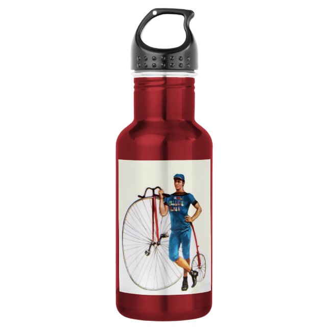 Vintage-Fahrrad-Meisterschaft Trinkflasche (Vorderseite)