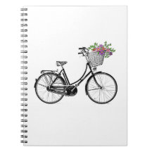Vintage-Fahrrad-Notizbuch