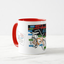 Vintage-Fahrradanzeige Tasse
