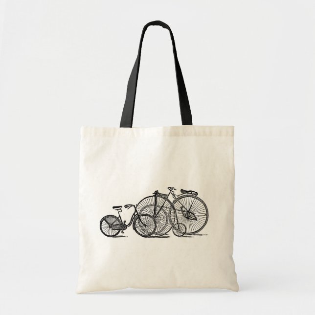 Vintage Fahrräder Alte Mode Fahrrad Tragetaschen (Vorne)