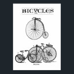 Vintage Fahrräder Poster<br><div class="desc">Fahrräder sind im Laufe des Jahrhunderts weit gekommen. Hier sind einige großartige Vintage Retro-Bikes für Ihre Wohngestaltung. Erstellen Sie eine Sammlung mit Fahrradthemen und erstellen Sie eine Zusammenstellung von 3 Fahrradplakaten.</div>