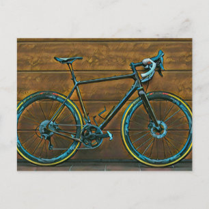 Vintage Fahrradgeschenke Mountainbike-Geschenke Postkarte