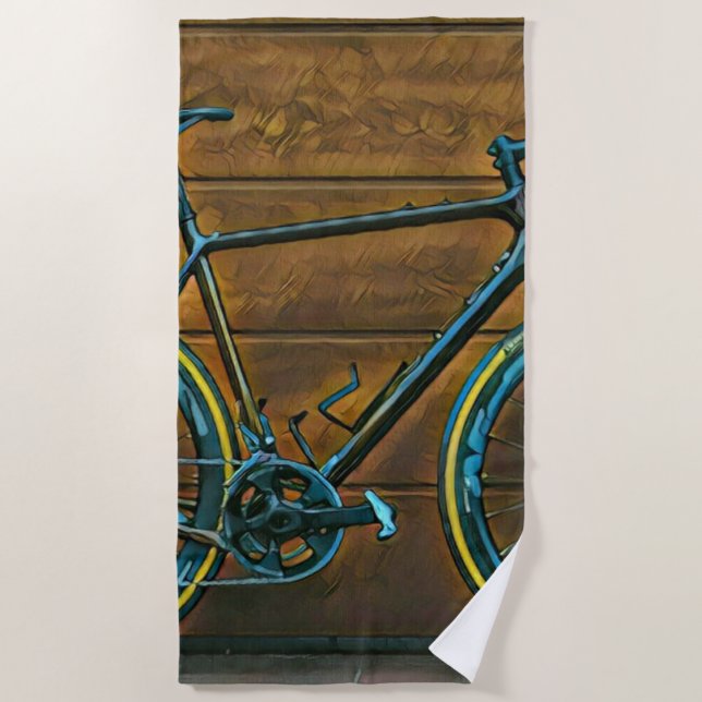 Vintage Fahrradgeschenke | Mountainbike-Geschenke Strandtuch (Vorderseite)