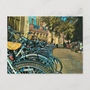 Vintage-Fahrradgeschenke Postkarte