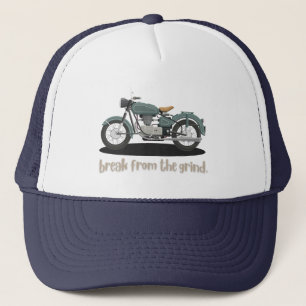 Vintage-Fahrradhut Truckerkappe