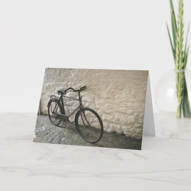 Vintage Fahrradkarte Karte (Vorderseite)
