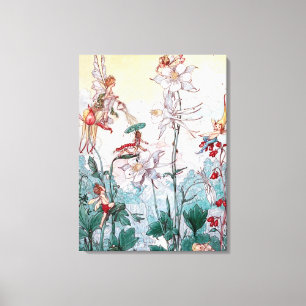 Vintage Fairies Leinwanddruck