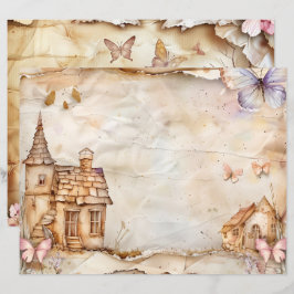 Vintage Fairy Junk Journal-Scrapbook