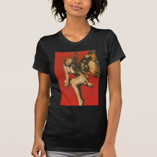 Vintage Fairy zerstörter T - Shirt