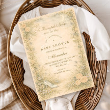 Vintage Fairytale Garden Baby Shower