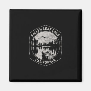 Vintage Fallen Leaf Lake Kalifornien Outdoor-Urlau Magnet