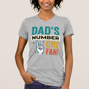 Vintage-Familiendesign: Papas größter Fan_1 T-Shirt