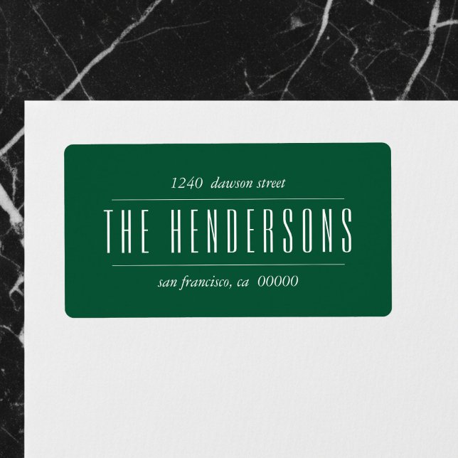 Vintage Family Name Emerald Green (Von Creator hochgeladen)