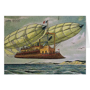 Vintage - Fantastique Flying Machine de France,