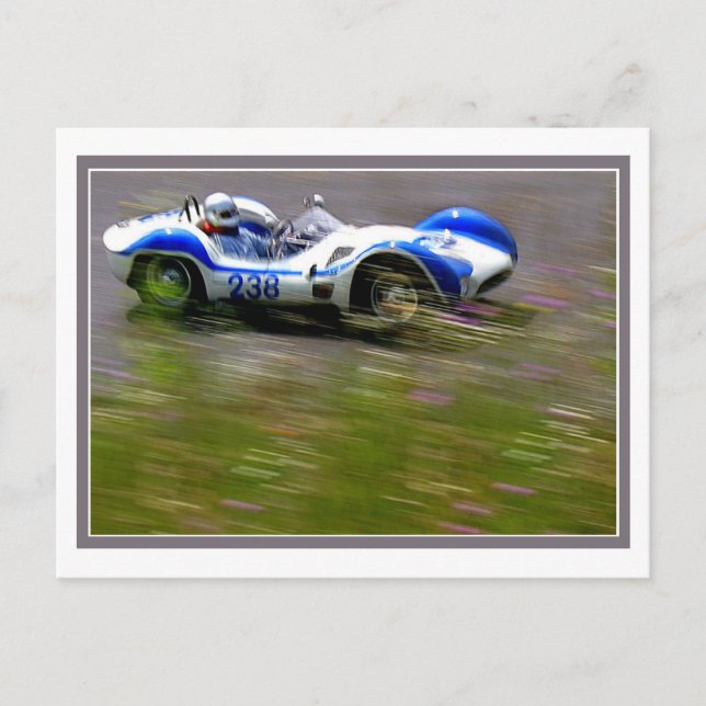 Vintage Farben Postkarte (Vorderseite)