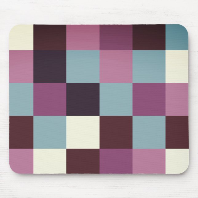 Vintage Farbenpaletten Mousepad (Vorne)