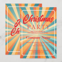 Vintage Farbige Frohe Weihnachtsfeier