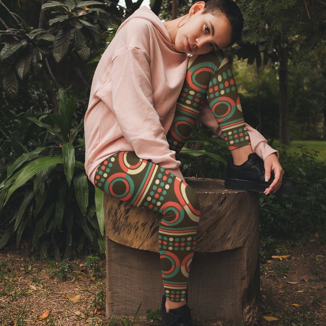 Vintage Farbkreise Leggings (Von Creator hochgeladen)
