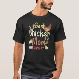 Vintage Farmhouse Aquarell beste Hühner-Mama Eve T-Shirt