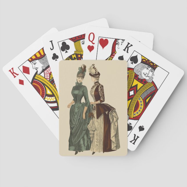 VINTAGE FASHION ~ KOSTEN ~ SPIELKARTEN (Rückseite)