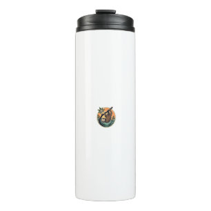 Vintage Faultier Vektor Retro-Wildlife-Abzeichen 2 Thermosbecher