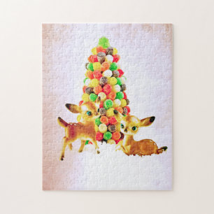 Vintage Fawns von Gumdrop Weihnachtsbaum