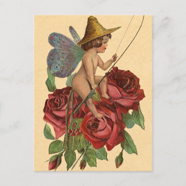 Vintage Fee Postkarte (Vorderseite)