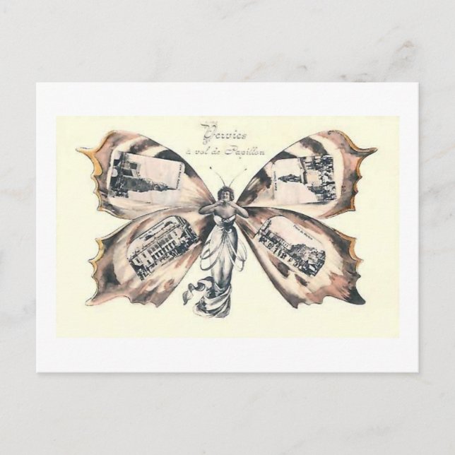 Vintage Fee Postkarte (Vorderseite)