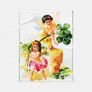 Vintage Feen Flanelldecke Fleecedecke