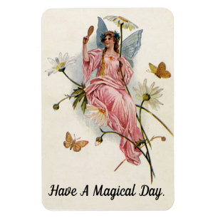 Vintage-Feen-Flexibelmagnet Magnet
