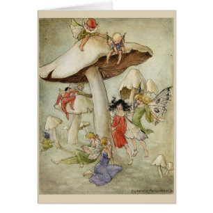 Vintage - Feen und Giftpilze,