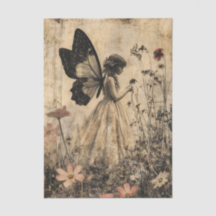 Vintage-Feenzauber-Schmetterlingsflügel-Decoupage Seidenpapier