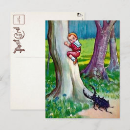 Vintage Fehlerangriff Postkarte