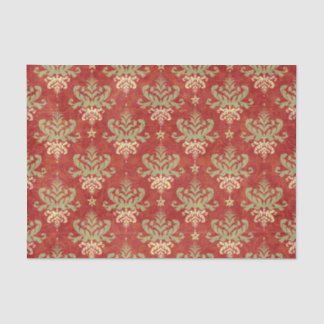 Vintage Feiertags-Weihnachtsmuster Seidenpapier