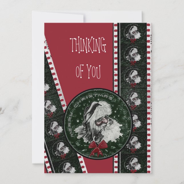 VINTAGE FEIERTAGSKARTE (Vorderseite)