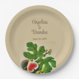 Vintage Feigen Pappteller