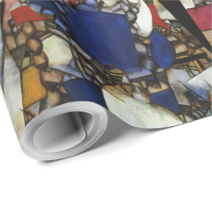 Vintage Fernand Leger Frau in Blau Geschenkpapier